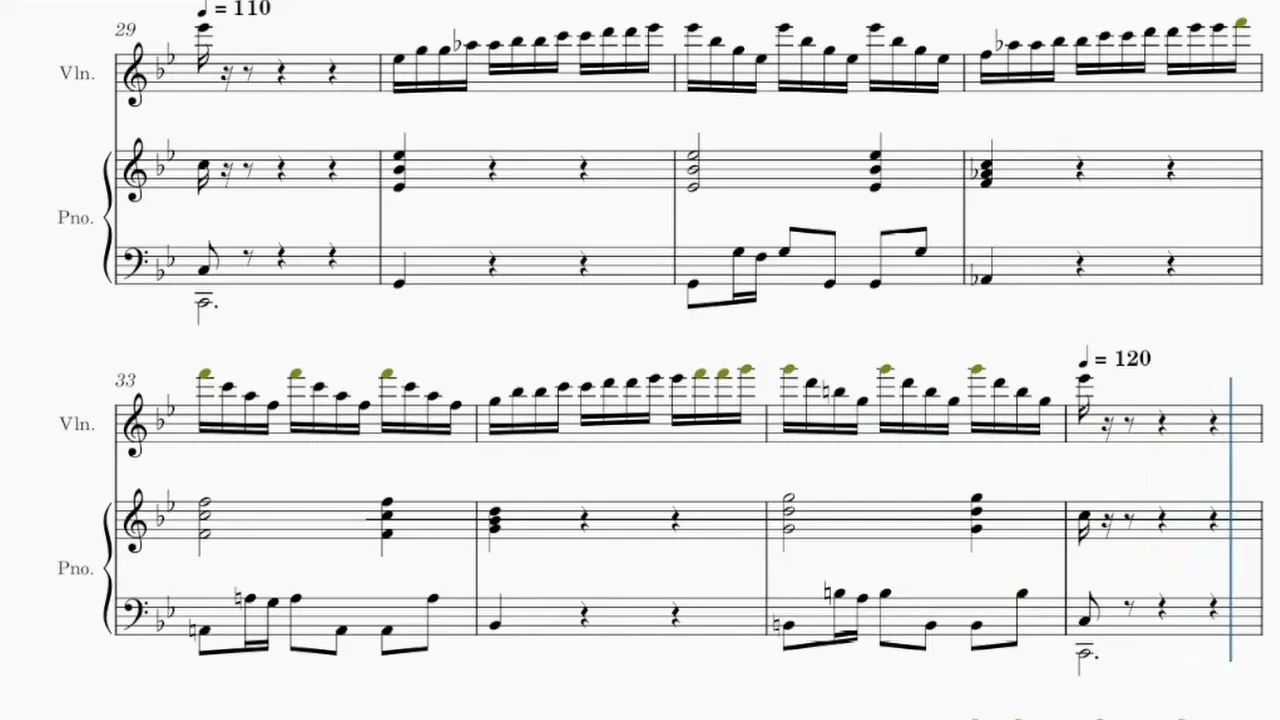 Vivaldi Summer Presto Practice: Measures 79-85