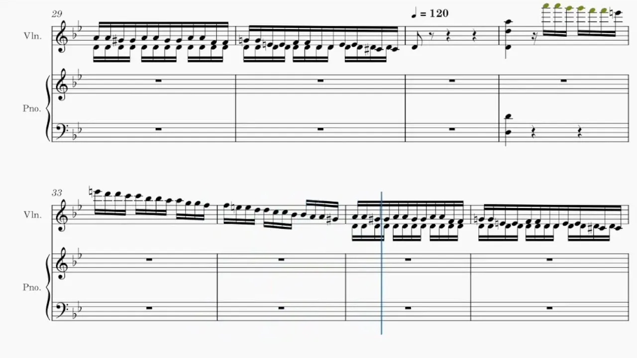 Vivaldi Summer Presto Practice: Measures 48-54